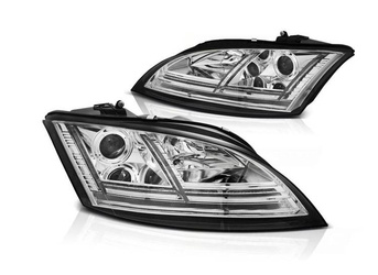 Audi Tt lampy 06-10 8j chromované Led Drl Dts Xenon