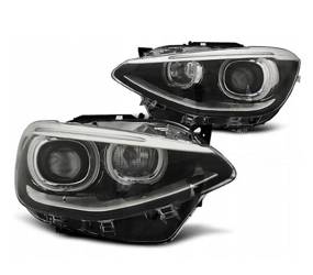 Bmw F20 F21 světlomety 11-14 led ringlights černá