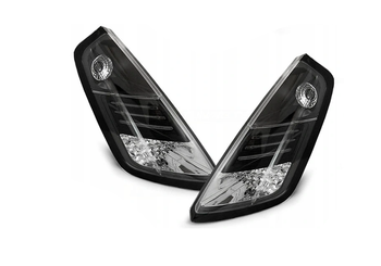 LED světla Fiat Grande Punto 05-09 Black Led