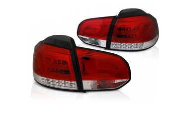 LED světla Vw Golf Vi 6 08-12 Červená bílá led bar