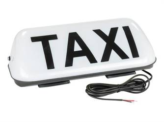 Lampa TAXI, diagonální, LED, bílá