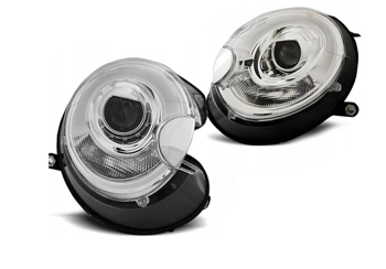 Mini Cooper světlomety 06-14 Chrome Led