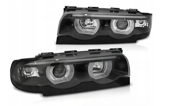 Světlomety Bmw E38 94-01 Ringi 3d Led Black