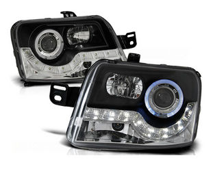 Světlomety Fiat Panda 03- Black Led