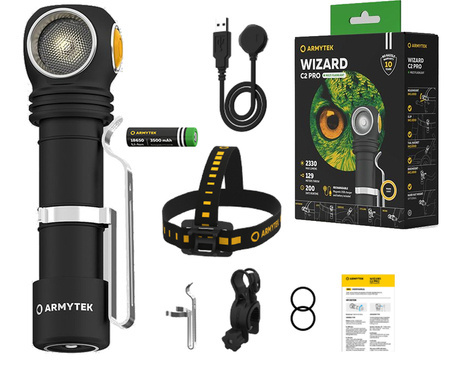 Armytek New Wizard C2 Pro LED čelovka biela