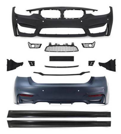 BODY KIT BMW F30 11-18 LOOK M3 PDC SRA NÁRAZNÍKY