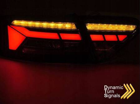 Černé LED BAR lampy pro AUDI A5 11-16 LIFT