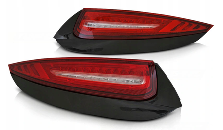 Červená bílá LED světla pro Porsche 911 (997) 09-12