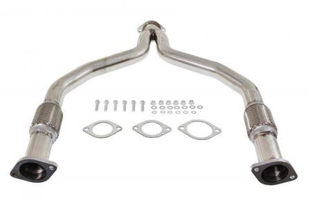 Downpipe Y-Pipe Nissna 370Z Z34 G37 V36 VQ37VHR 08-16