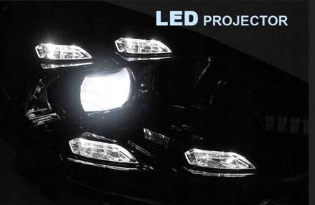 Full LED černé světlomety pro Porsche Cayenne