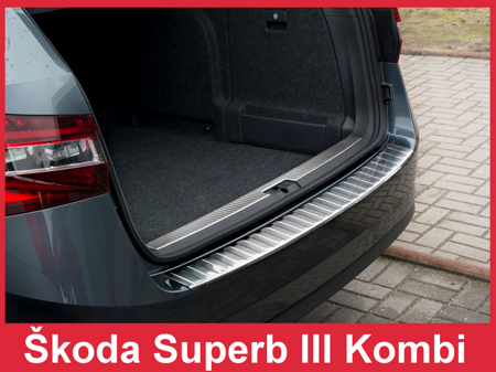 Kryt zadního nárazníku SKODA SUPERB 3 kombi (ocel)