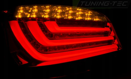 LED světla Bmw E60 03-07 Červená bílá led bar