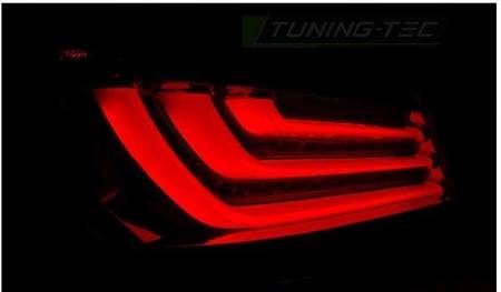 LED světla Bmw E60 LCI 07-10 červená bílá led bar