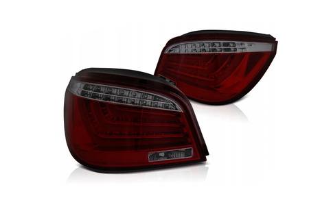 LED světla Bmw E60 Lci 07-10 Red Smoke Led Bar