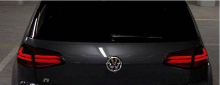 LED světla Vw Golf VII 7 13- červená bílá led bar