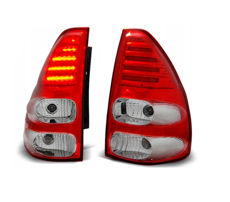 LED žárovky Toyota Land Cruiser 120 03-09 Redwhite