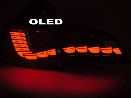 OLED kouřové led lampy pro Tesla model 3 Y