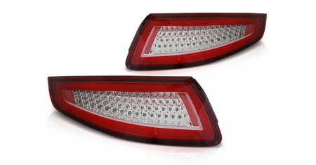 Porsche 911 997 R-bílá Led Bar Dts lampy