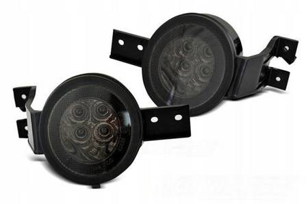 Směrová světla s LED pozičním světlem FRONT DIRECTIONLED SMOKE pasuje pro MINI COOPER R50 R53 R52 01-06