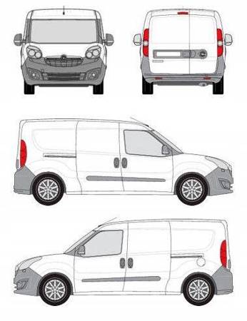 Střešní plošina Fiat Doblo Maxi III Opel Combo D