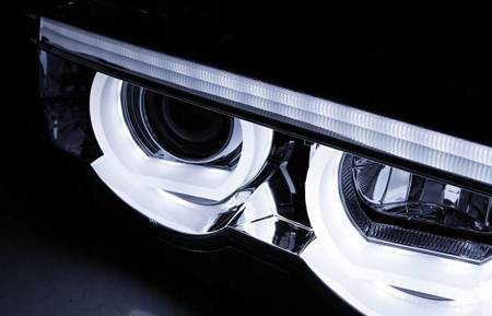 Světlomety Bmw E38 94-01 Ringi 3d Led Chrome