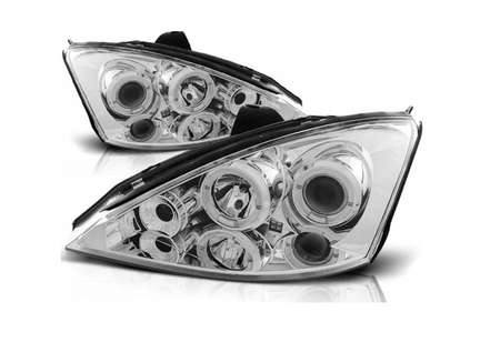 Světlomety Ford Focus Mk1 01-04 Ringi Chrome