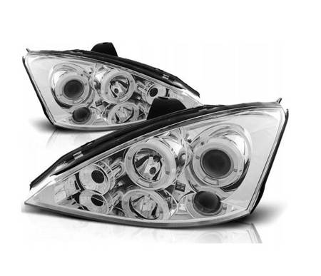 Světlomety Ford Focus Mk1 98-01 Ringi Chrome