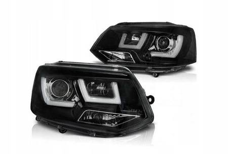 Světlomety Světlomety VW T5 10-15 BLACK LED DR