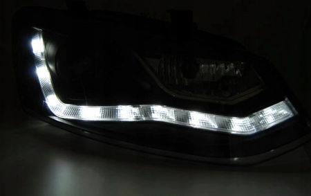 Světlomety Vw Polo 6r 09-14 Black Led