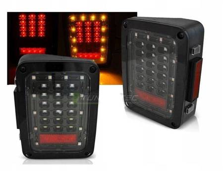 Svítilny Chrysler Jeep Wrangler jk 07-18 led černá