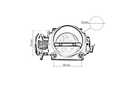 TurboWorks Nissan SR20DET 70mm škrticí klapka