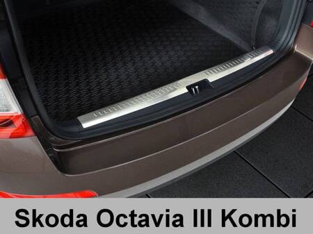 Vnitřní kryt prahu zavazadlového prostoru Škoda Octavia III Kombi (ocel)