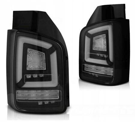 Vw T5 10-15 černé plné led dts lampy