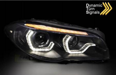 Xenonová světla 3d Led Drl Black pro BMW F10 F11 10-13