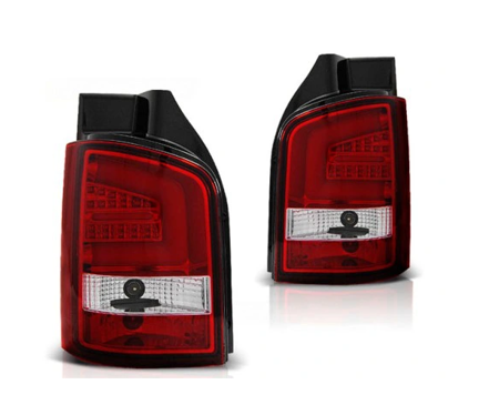 Zadní LED světla VW T5 03-09 RED WHITE LED BAR