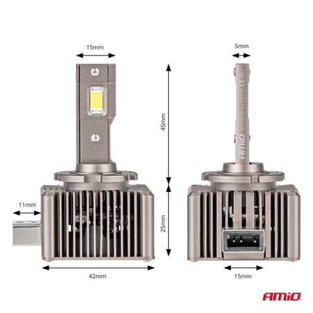 Žárovky AMiO XD D1S D1R LED