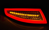 Porsche 911 997 R-bílá Led Bar Dts lampy