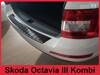 Škoda Octavia 3 Černá ochranná krytka (lišta) zadního nárazníku