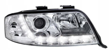 Audi A6 CHROM DAYLIGHT světlomety