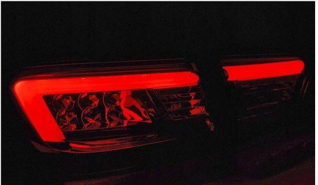 Červené kouřové led žárovky Mercedes M-class w164 05-08