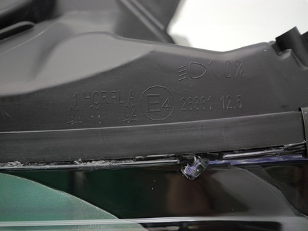 Černý levý světlomet pro Renault Captur I