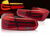 LED zadní světla pro BMW F30 11-18 LED bar seq red
