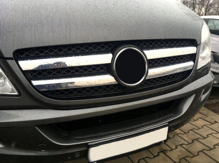 Mercedes Sprinter W906 CHROME lišty mřížky