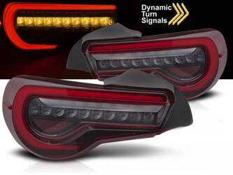 LED světla pro Toyota GT86 12-21 červená LED lišta