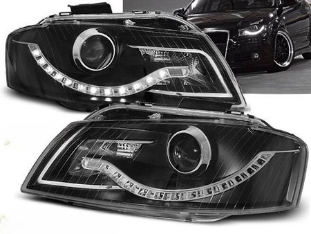 Audi A3 8P BLACK DAYLIGH světlomety