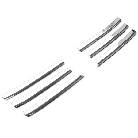 Ozdobné lišty mřížky přední masky pro VW MULTIVAN V T5 2003-2009