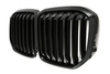 GRILL pro BMW X7 G07 19-22 SINGLE SLAT GLOSS BLACK