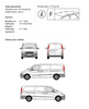 Cruz Mercedes Vito L3H1 w639 střešní plošina pro zavazadla