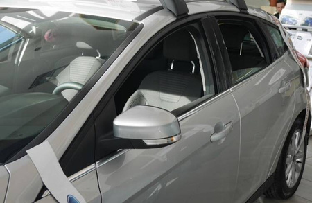 Boční lišty na okna Ford Focus 3 2011+ HB