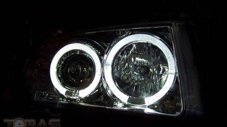 VW Passat B5 3B BLACK RINGI světlomety